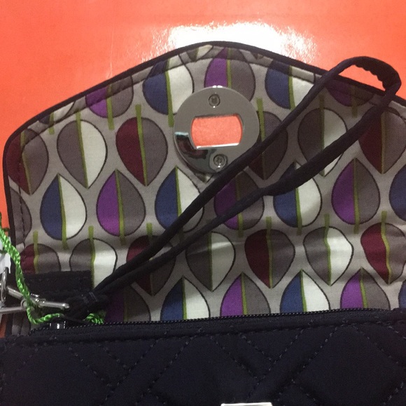 Vera Bradley Wristlet, Navy, new - Picture 6 of 7